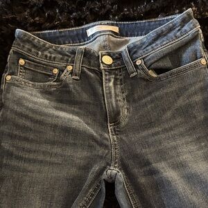 LC Lauren Conrad Women's Skinny Jeans - Dark Blue